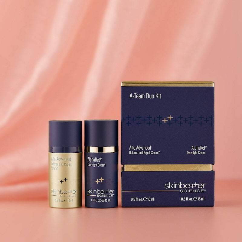 A-Team Duo Kit – Alto Advanced Defense Serum & Alpharet Overnight Cream-Targeted Treatments-SkinBetter-Skin Design-Best-Medical-Spa-South-Shore-Pembroke-massachusetts