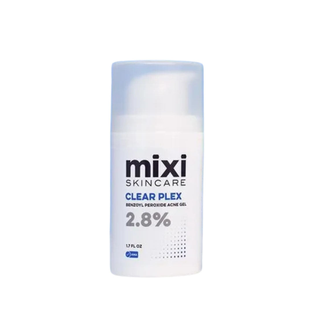 Clear Plex Acne Gel 2.8% benzoyl peroxide acne treatment in clear gel form