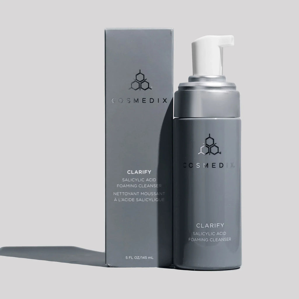 COSMEDIX Clarify Salicylic Acid Foaming Cleanser-Facial Cleansers-CosMedix-Leigh Kelley Skin Studio Best Facialist Hudson Valley Kingston New York