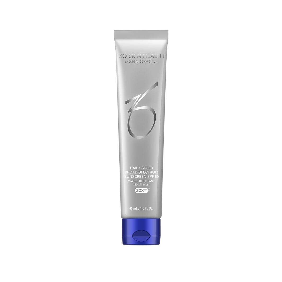 Daily Sheer Broad Spectrum SPF 50-Sunscreens-ZO Skin Health-Skin Design-Best-Medical-Spa-South-Shore-Pembroke-massachusetts