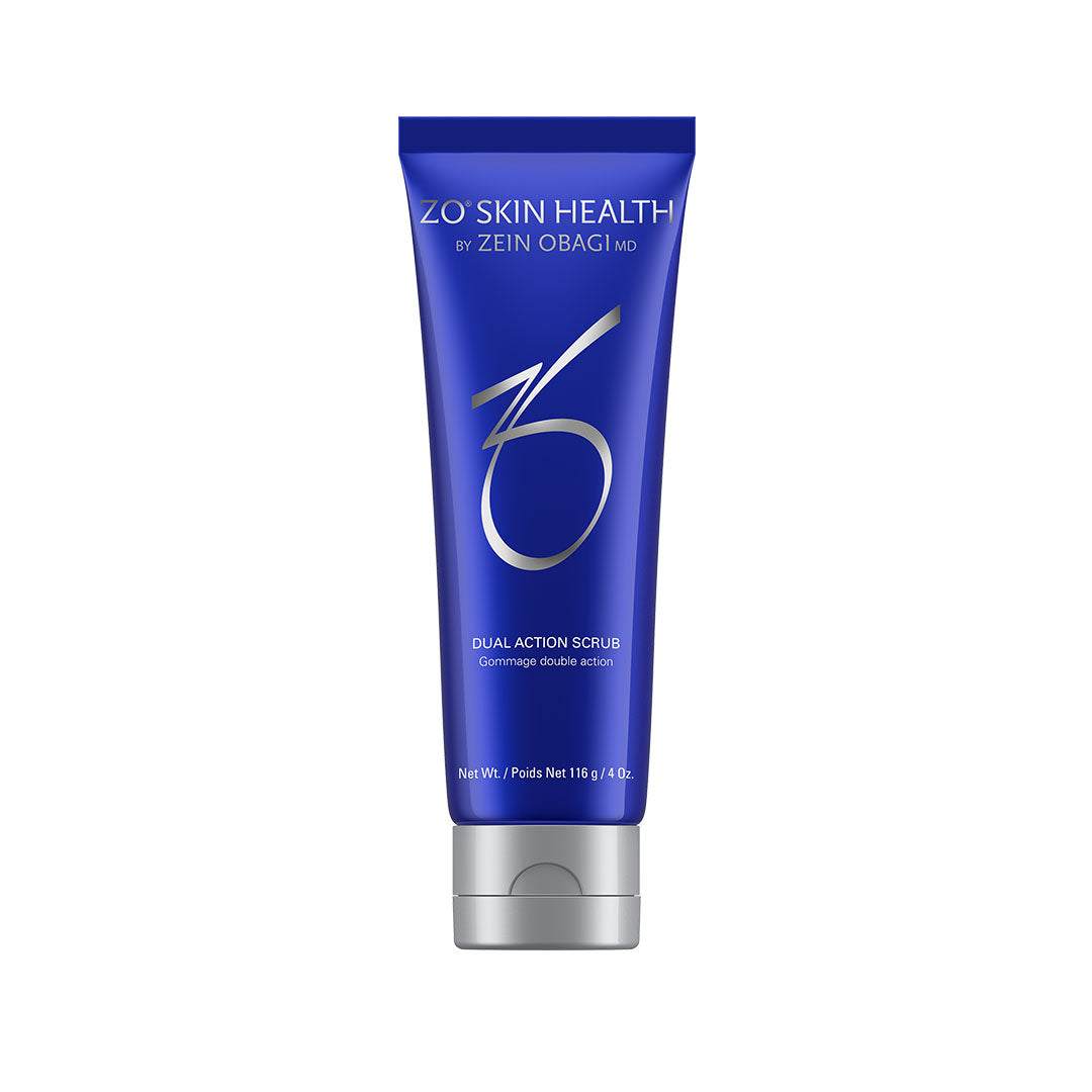 Dual Action Scrub exfoliates skin gently for smooth, radiant complexion and breakout clearance