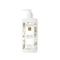 White 8.4 oz pump bottle of Eminence Stone Crop Body Lotion with botanical illustrations on the label.