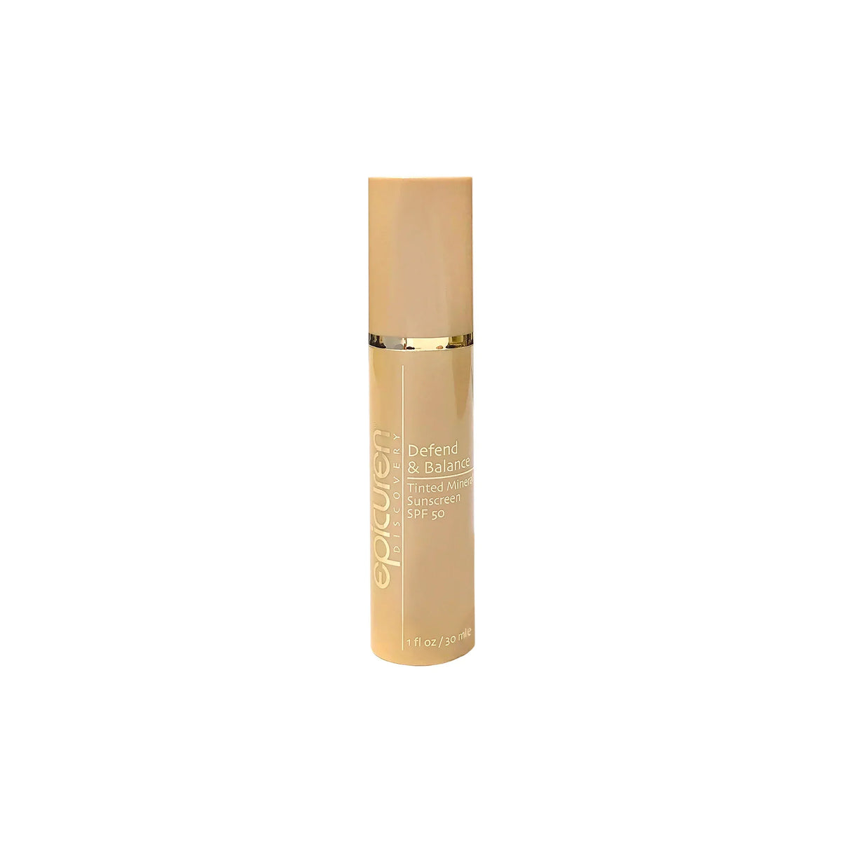 Epicuren Defend & Balance Tinted Mineral Sunscreen SPF 50-Sunscreen-Epicuren-Leigh Kelley Skin Studio Best Facialist Hudson Valley Kingston New York