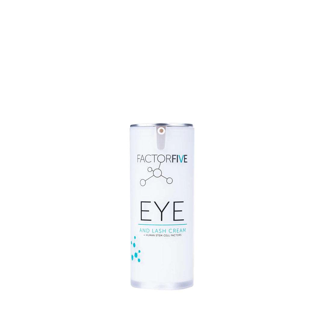 Eye/Lash Cream bottle with 3-in-1 formula enhancing lashes, brows, and eye area care