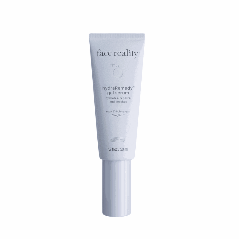 HydraRemedy Gel Serum bottle with hydration and skincare benefits for all skin types