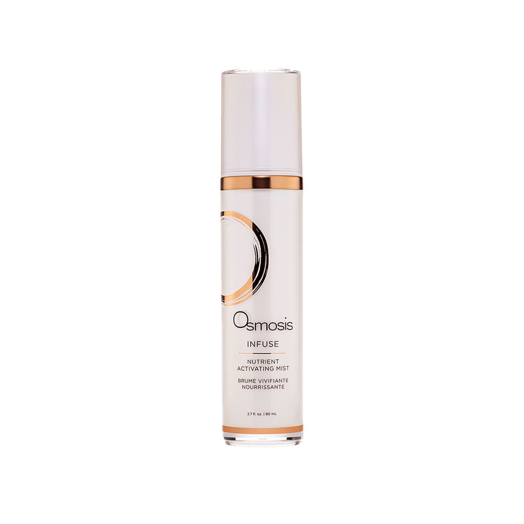 Infuse Activating Mist natural face toner bottle with radiant skin benefits