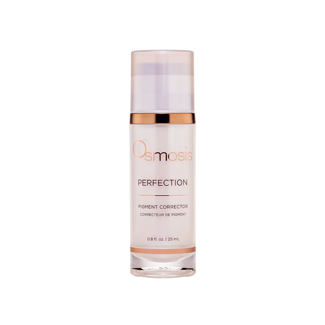 Perfection Pigment Corrector tube with radiant skin tone background