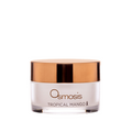 Tropical Mango Barrier Repair Mask jar with mango and avocado ingredients on tropical background