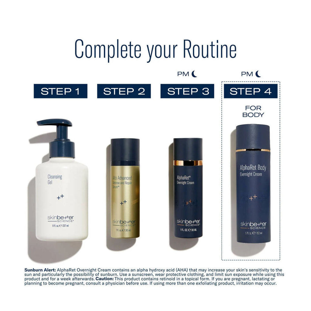 Alpharet Body Overnight Cream-Retinols-SkinBetter-rev skin and wellness best facial in denver colorado acne expert