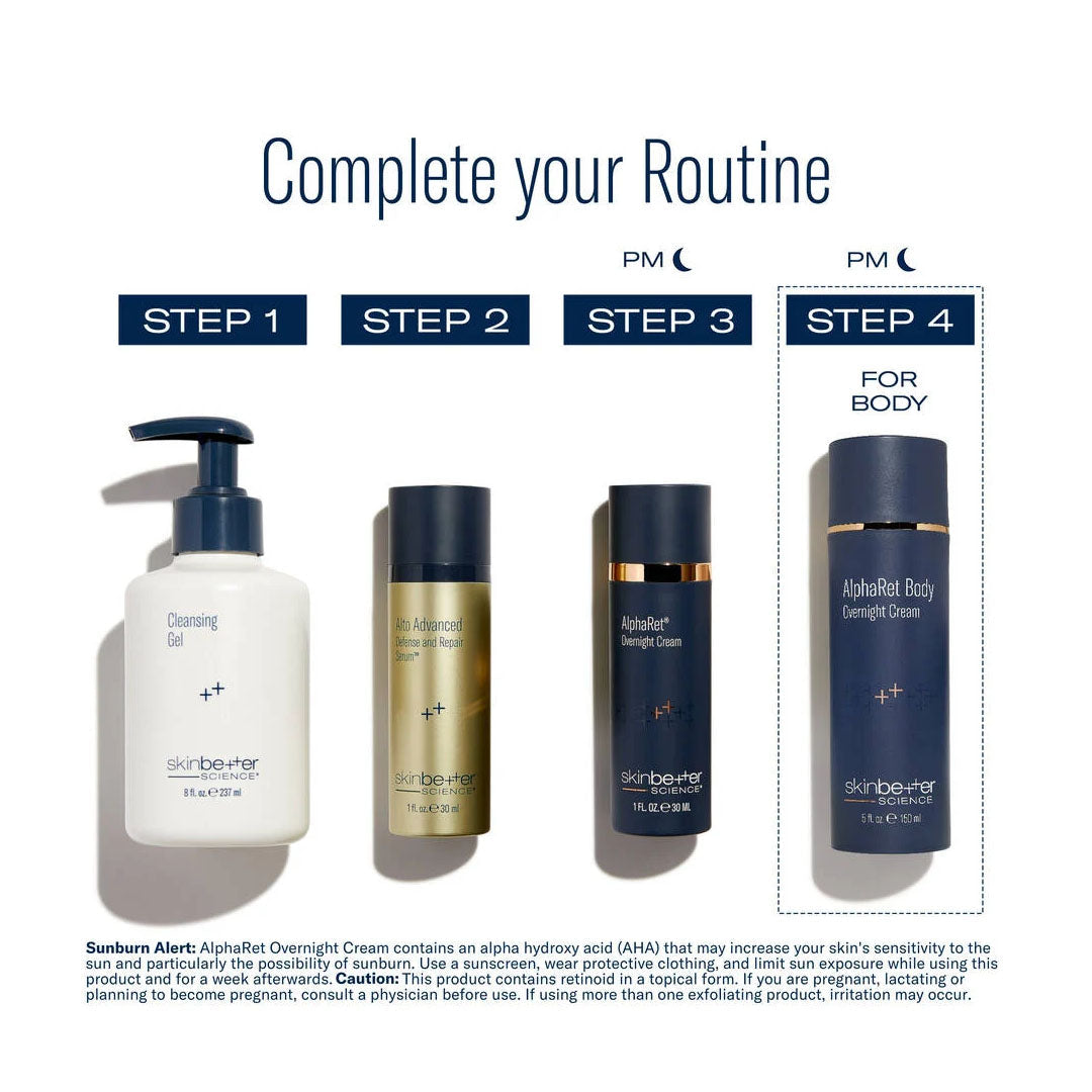 Alpharet Body Overnight Cream-Retinols-SkinBetter-rev skin and wellness best facial in denver colorado acne expert
