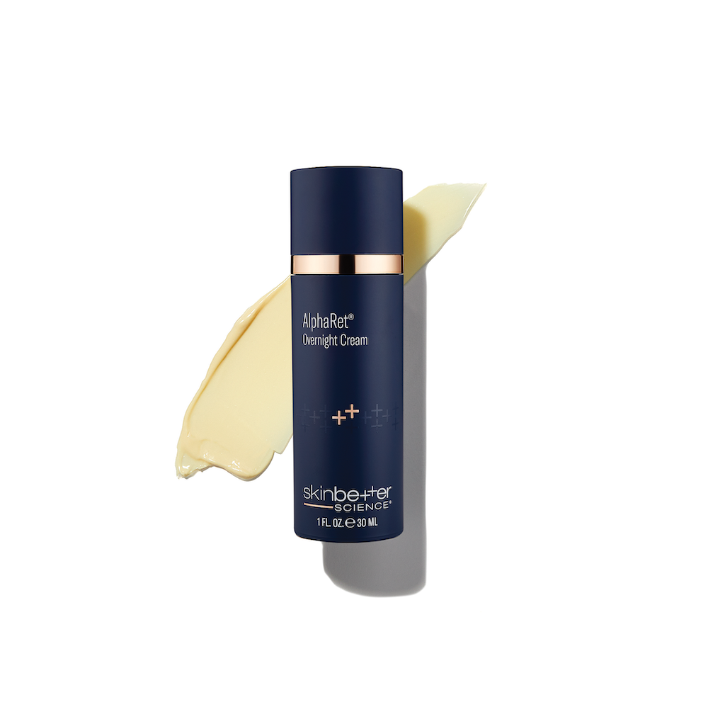 skinbetter alpharet overnight cream small bottle product swatch