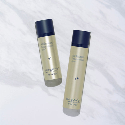 Alto Advanced Defense Serum bottle for environmental and intrinsic antioxidant skin protection