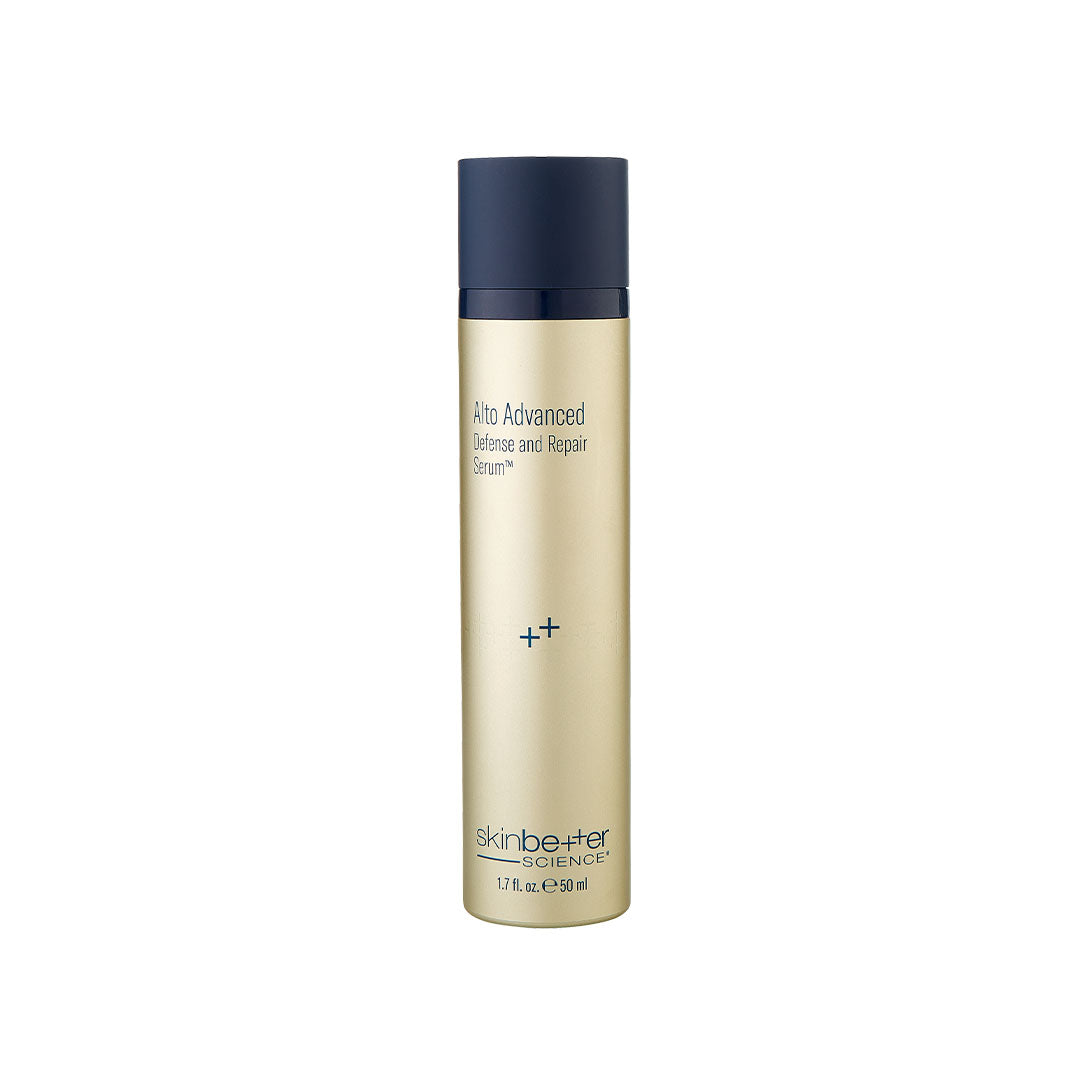 Alto Advanced Defense Serum bottle for antioxidant skin protection and radiant skin improvement