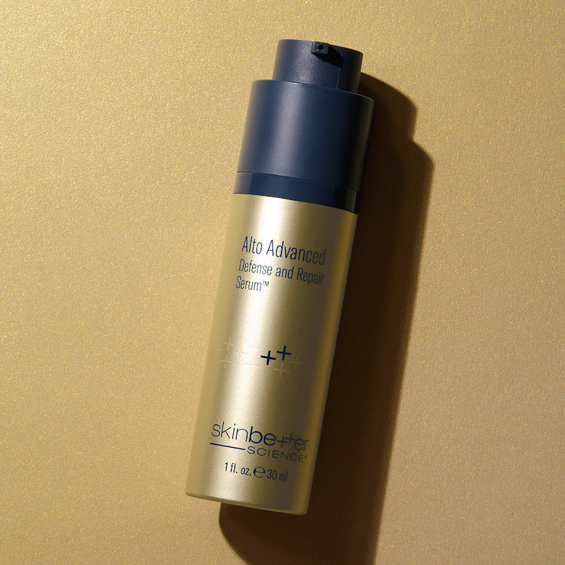 Alto Advanced Defense Serum bottle for brightening and antioxidant skin care