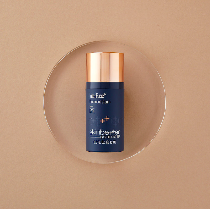 skinbetter interfuse intensive treatment eye beige background