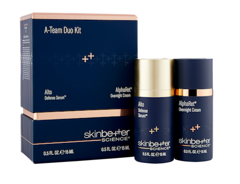 Skinbetter A-Team Duo Kit – Alto Defense Serum & Alpharet Overnight Cream