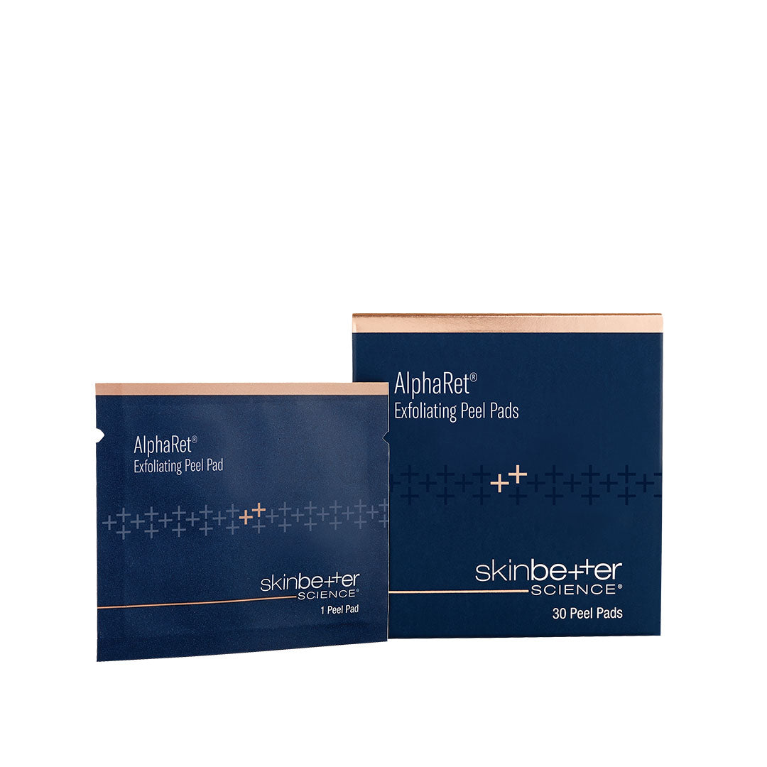 Alpharet Exfoliating Peel Pads with box