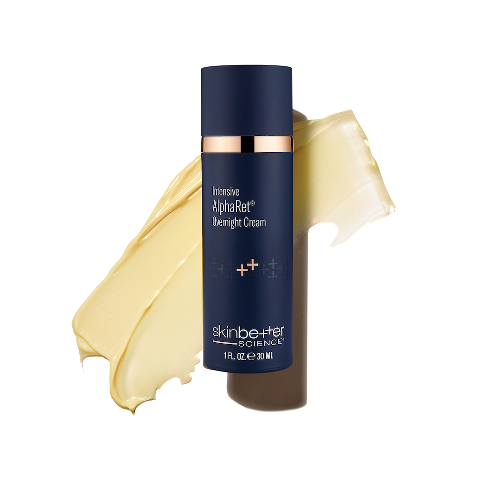 skinbetter intensive alpharet overnight cream small bottle product swatch