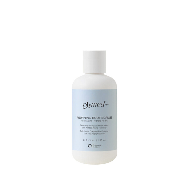 glymed plus refining body scrub with AHA's