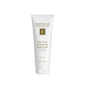 White 8.4 oz squeeze tube of Eminence Stone Crop Revitalizing Body Scrub with green logo and text on a white background.