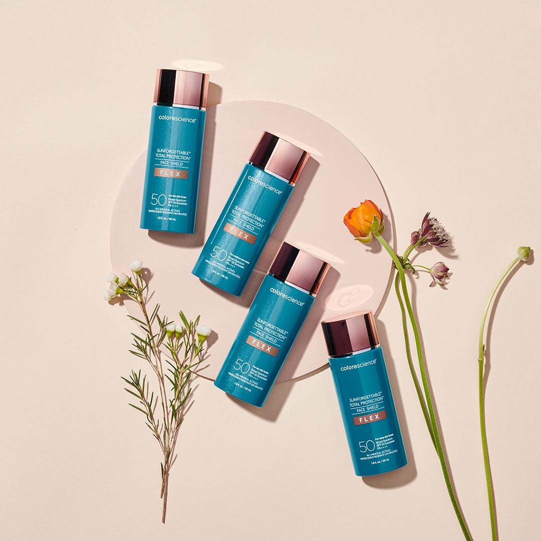 sunscreenColorescienceSunforgettable® Total Protection™ Face Shield FLEX SPF 50Sunforgettable® Total Protection™HD Skin Dallas