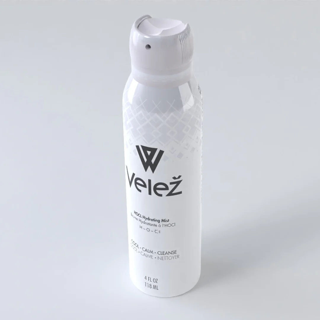HOCL Hydrating Mist on grey background
